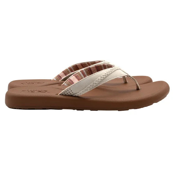 Flojos Women's Flip Flop - White